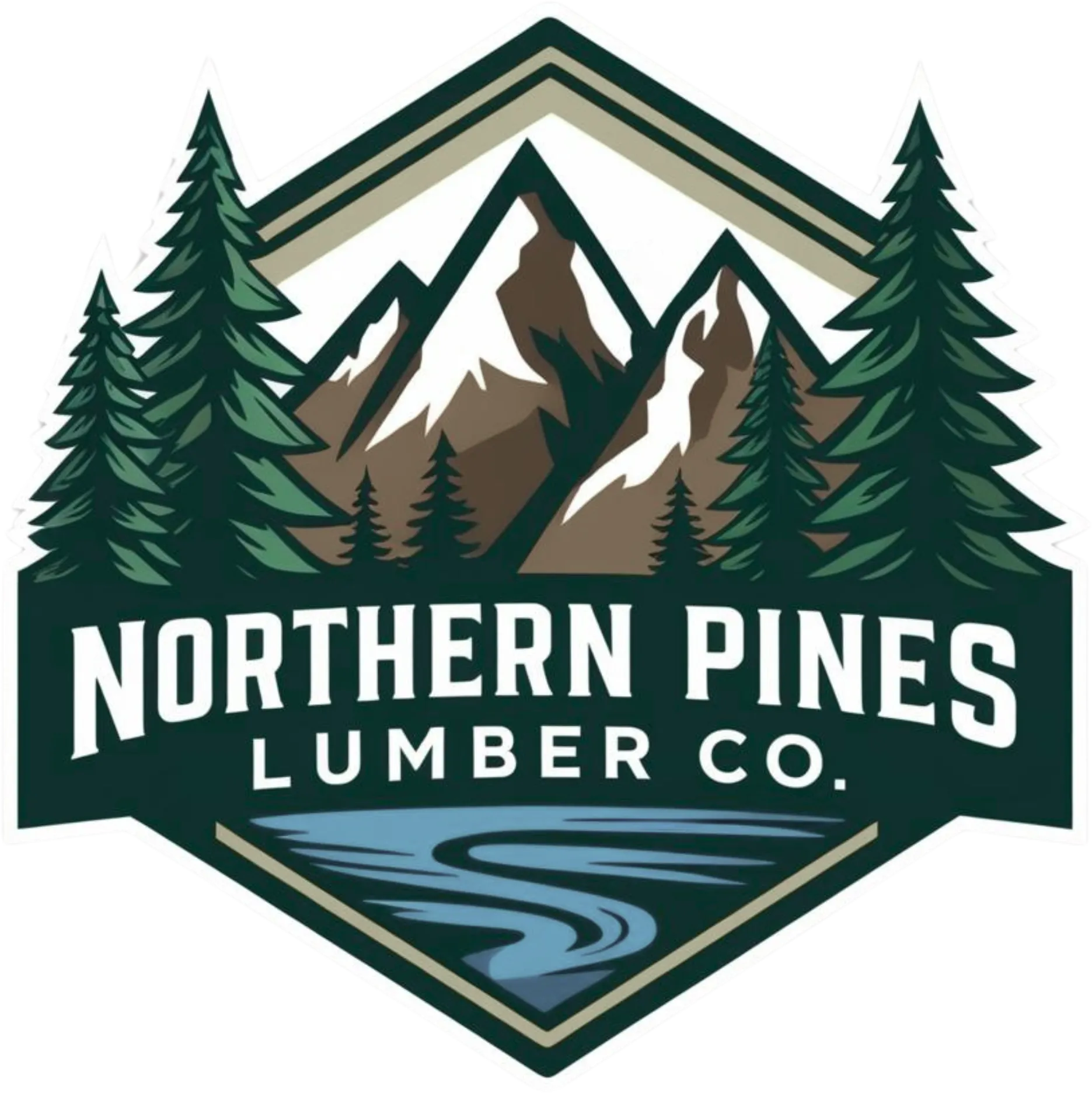 Northern Pines Lumber Logo
